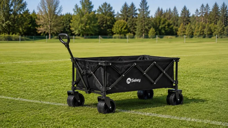 Heavy-duty collapsible wagon — Sideline Society rental
